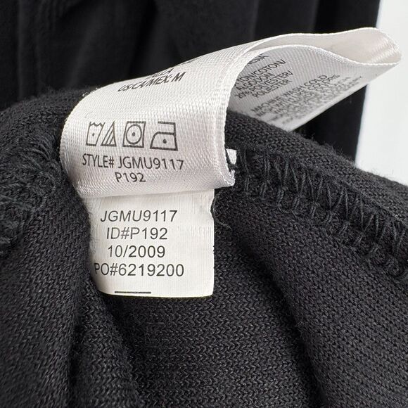 Juicy Couture Lace Trim Long Sleeve Y2K Top, Sz Med, Black Kangaroo Pouch - Picture 11 of 11